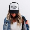 Embroidered Cozy Season - Womens Foam Trucker Hat - 2 of 2