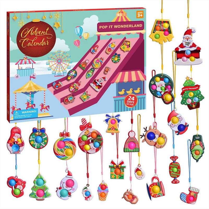 Fun Little Toys Christmas Advent Calendar - Mini Bubbles, 1 of 8
