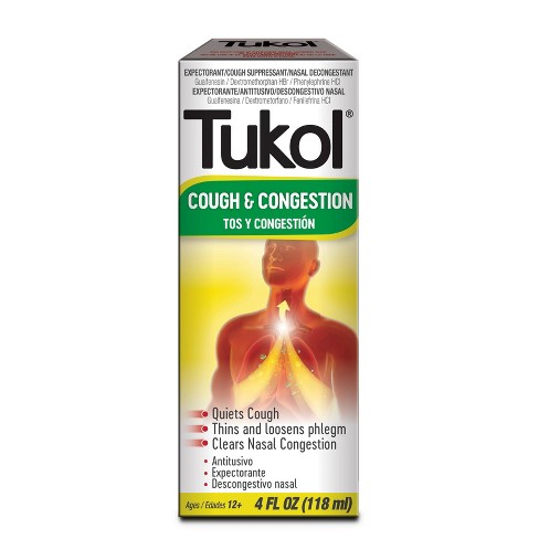 Tukol Extra Strength Multi Symptom Cold Relief Liquid - Dextromethorphan - 4 fl oz - image 1 of 4