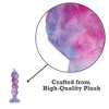 American Pet Supplies Tie Dye Narwal Skinny Squeaker Dog Chew Toy – Magical Creature Plush Dog Toy with Durable Texture - 4 of 4