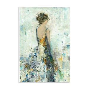 Stupell Industries Abstract Woman Floral Dress Wall Plaque Art - 1 of 4