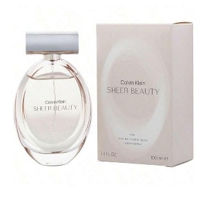 Calvin Klein Sheer Beauty By Calvin Klein Women Bergamot, Red Berries, Bellini, Musk, Sandalwood Edt Spray 3.4 Oz - 1 of 1