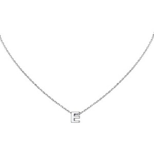 Small Initial Necklace for Women, Stainless Steel Tiny Letter Personalized Pendant - 1 of 4