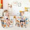 Costway Kids Cat/Astronaut/Lion/Synthetic Fake Animal/Elephant Sofa Children Armrest Couch Toddler Furniture Gift - 4 of 4