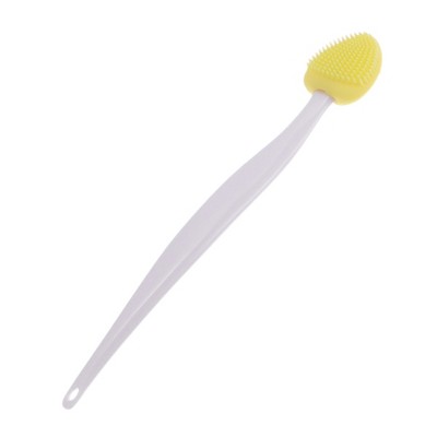 Unique Bargains Soft Plastic Silicone Cleansing Brush Heart-shaped Nose 5.31"x0.87" 1 Pc