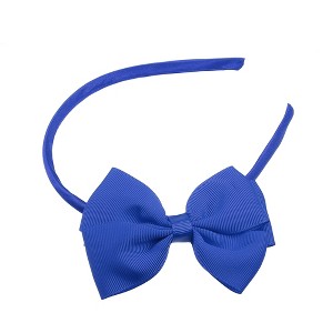 Unique Bargains Bow Headband Fashion Cute Polyester Hairband for Teenager 5.9x4.4 Inch - 1 of 4