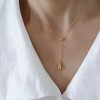 Necklace for Women - HTUTWOO™ 18K Gold Waterdrop  Pendant Necklace, for Mother, Daughter, Sister, Friends and Everyday Wear - 2 of 4