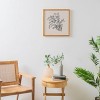 Deny Designs Anis Illustration Minimal Acacia Branch Framed Wall Art Bamboo - 2 of 3