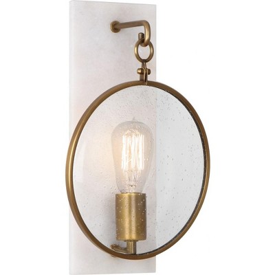 Robert Abbey Lighting Fineas - Light Wall Light in  Aged Brass