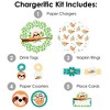 Big Dot of Happiness Let’s Hang - Sloth - Baby Shower or Birthday Party Paper Charger & Table Decorations Chargerific Kit for 8 - 3 of 4