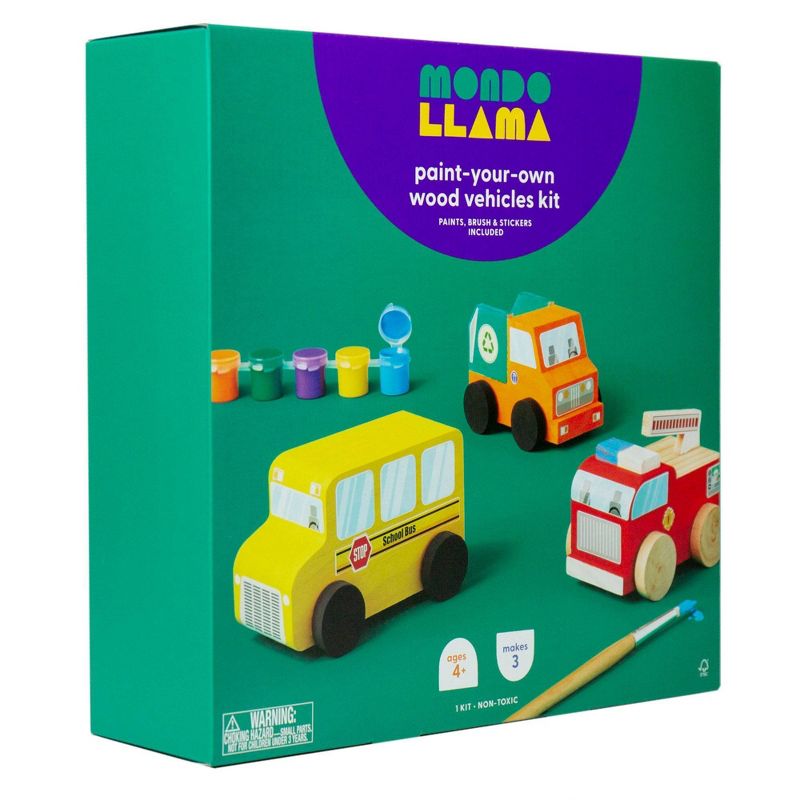 Paint-Your-Own Wooden Vehicles - Mondo Llama&#8482;, 5 of 14