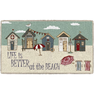 1'6"x2'8" Rectangle Indoor and Outdoor Umbrella Nylon Accent Rug Multicolored - Brumlow Mills