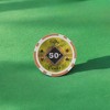Slickblue Clay Composite Poker Chips 14-Gram 25-Pack, Laser Holo Design, Game Set, Black Diamond, $0.25-$1K - 3 of 3