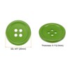 Unique Bargains Resin Craft Snap Round Flat 4-Hole Sewing Buttons 50 Pcs - 2 of 4