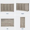 Fluted Buffet Sideboard Cabinet with Storage,4 Doors & Adjustable Shelf,Handle,Spacious Tabletop - 3 of 4
