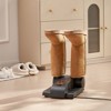 VEVOR 180° Foldable 2 Tubes Shoe Dryer, Portable Boot Dryer with Timer, Boot Warmers/Dryer with Heat Blower & PP(V0 Flame Retardant), Black & Orange - 2 of 4