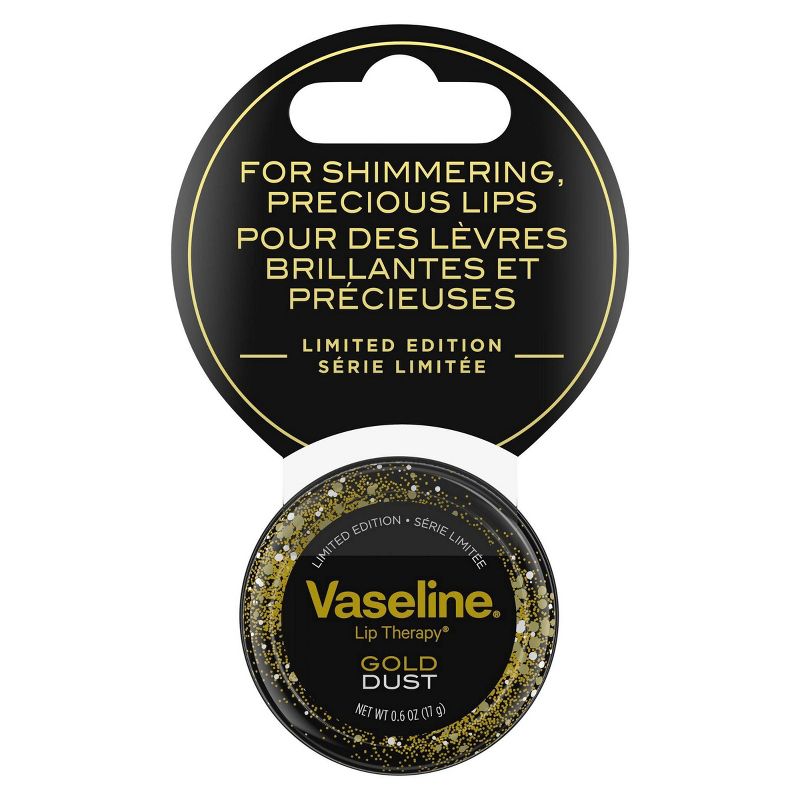 Vaseline Gold Dust Lip Tin Floral - 0.6oz, 5 of 7