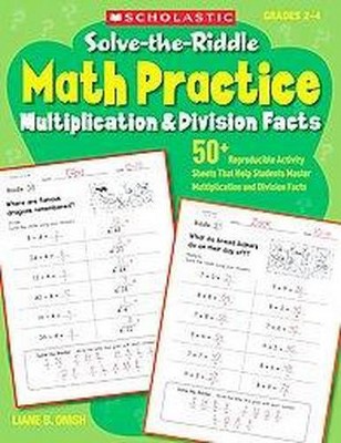 Solve-The-Riddle Math Practice, Grades 2-4 - by  Liane Onish (Paperback)