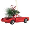 Northlight 5" Red Vintage Car with Christmas Tree Glass Ornament - 4 of 4