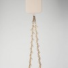 Hello Lux Metal Chain with Faux Pearls Phone Crossbody Strap - Gold - 2 of 4