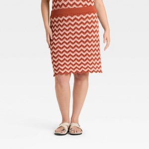 Women's Sweater Mini Skirt - Ava & Viv™ - 1 of 3