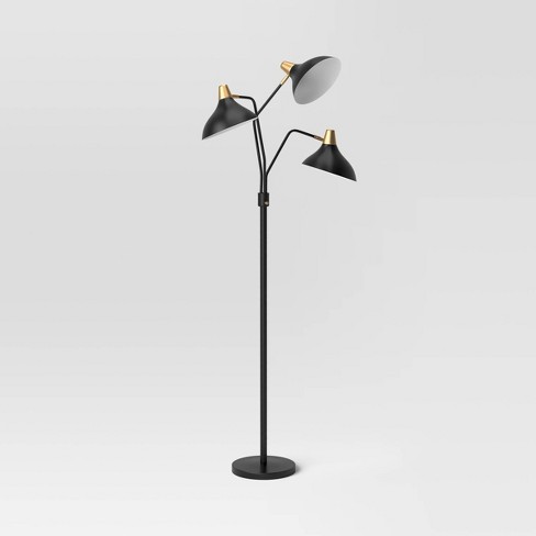 3 head store floor lamp