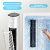 ZAFRO Tower Fan for Bedroom, Standing Bladeless Fan that Blows Cold Air for Home, 85¡ã Oscillating Quiet Cooling Floor Fans with Remote - 4 of 4