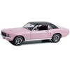 1967 Ford Mustang Coupe Evening Orchid Pink Metallic with Black Top "She Country Special " 1/18 Diecast Model Car by Greenlight - 2 of 3