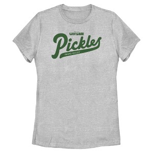 Women's Win or Lose Pickles Logo T-Shirt - 1 of 4