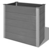 vidaXL Garden Raised Bed WPC 39.4"x19.7"x35.8" Gray - 3 of 4