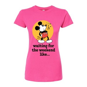 Women's - Disney - Mickey & Friends Fitted Graphic T-Shirt - 1 of 3
