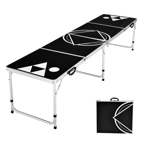 Costway 8 Foot Beer Pong Table Portable Party Drinking Game Table