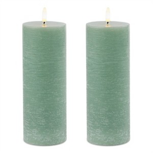 FIA Wick Pillar Candle (Set of 2) - 1 of 3