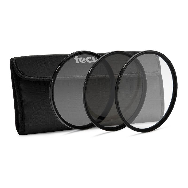 Focus Camera 49mm 3-Piece Filter Kit with UV, CPL and Neutral Density, 1 of 4