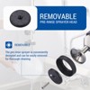 WOWOW 7/8-20UNEF Pre Rinse Sprayer with Black Handle Rubber Nozzles for Commercial Sink Faucet - 2 of 4