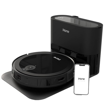 Photo 1 of **NOT FULLY FUNCTIONAL** iHome Luna Pro Robot Vacuum - Black