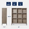 Best Choice Products Elevated 9-Cube Storage Organizer, 11in Shelf, Bookcase, Display Shelf, w/ Metal Legs - 2 of 4