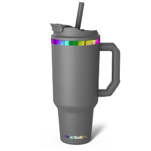 FrostBuddy Thicc Buddy Insulated Tumbler | Available in 40oz & 50oz Sizes | Stainless Steel + Chapstick Holder - 1 of 4