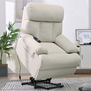 Power Lift Recliner Chair, Electric Fabric Recliner Sofa for Seniors with Remote Control, Side Pocket and Spacious Seat - 1 of 4