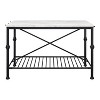 Varrily Modern Genuine Marble Kitchen Island - miBasics - 3 of 4