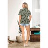LA LEELA Hawaiian Shirts Womens Shirts Button Down Short Sleeve Womens Button Up Blouses Tropical Vacation Party Holidays Womens Top - 3 of 4