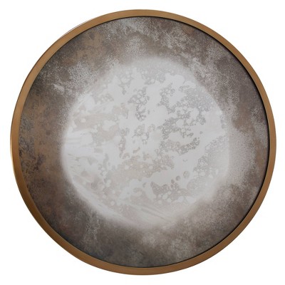 Howard Elliott Albizzi Iron Framed Antiqued Wall Mirror