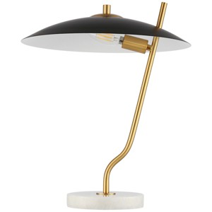 Studio Table Lamp - 16.5 Inch Height - TBL4538 - Black/Brass - Safavieh - 1 of 4