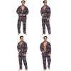 ADR Men's Pajamas Set, Soft Plush Fleece Pajamas Man, Pajamas PJs Set - 3 of 4