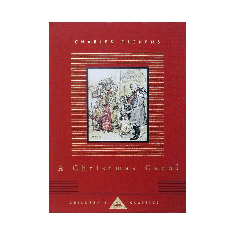 A Christmas Carol - (Everyman's Library Children's Classics) by  Charles Dickens (Hardcover), 1 of 2
