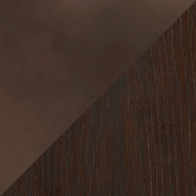 36" Gray and Brown Reclaimed Wood Round Dining Table