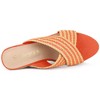 Allegra K Women's Espadrilles Wedges Slide Wedge Sandals - 4 of 4