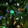 Nearly Natural 4' Pre-Lit Artificial Luxembourg Pine Christmas Tree with 120 Multicolored Bulb LED Lights - 3 of 4