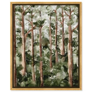 Art Remedy Wildy Forest Landscape Wall Art Framed - 1 of 4