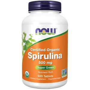 Spirulina 500mg by Now Foods  -  500 Tablet - 1 of 2